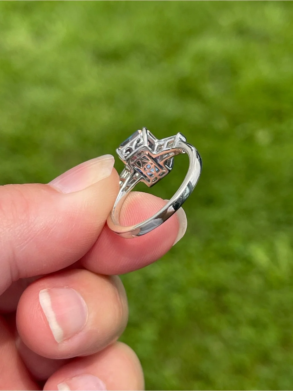 N/A moissanite as